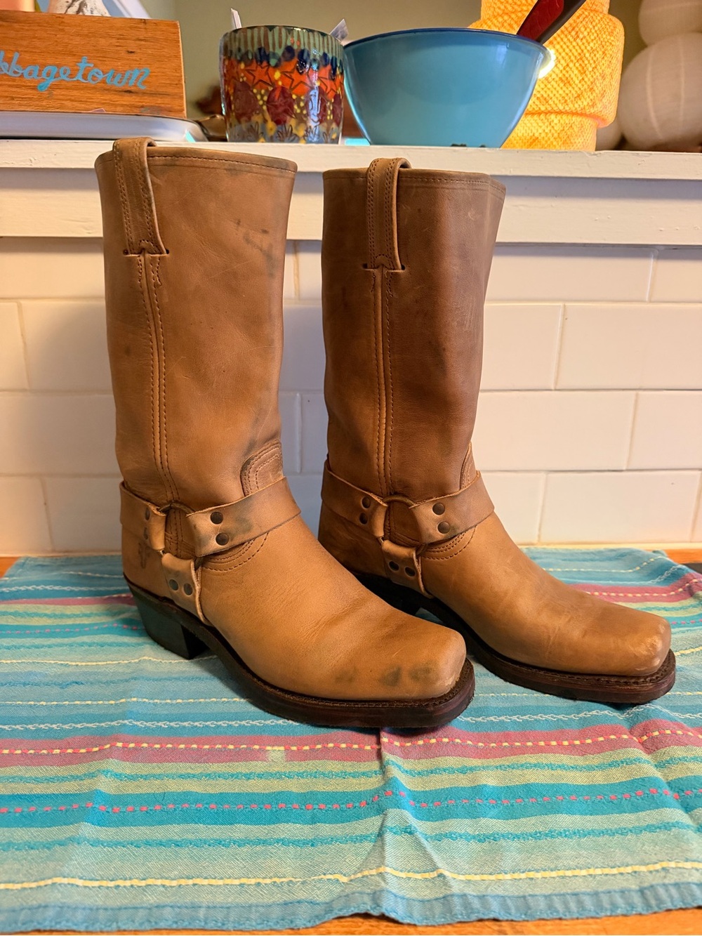 Frye Kate Harness Boots